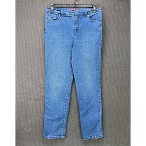 Gloria Vanderbilt Amanda Womens Size 12 Blue Classic Fit Tapered Leg Jeans